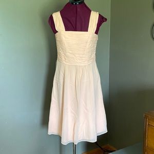 NWT Ann Taylor Silk Peach Dress (Size 2P)